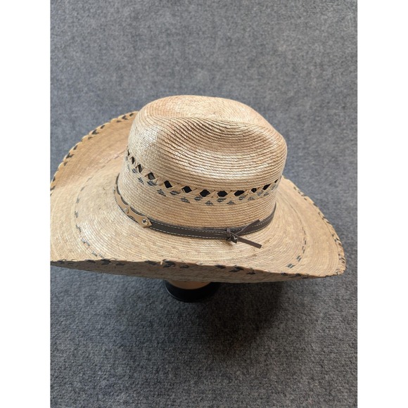 Carlos Hats Sahuayos Hat Cowboy Fitted Mens Straw Western Brown Lot 2 Rodeo - Picture 12 of 16